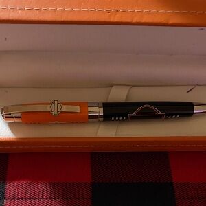 Harley-Davidson Black and Orange Pen